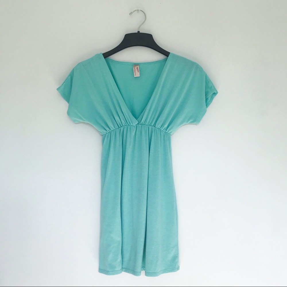 2/$10 Arizona Jean Mint Green Swim Coverup Small